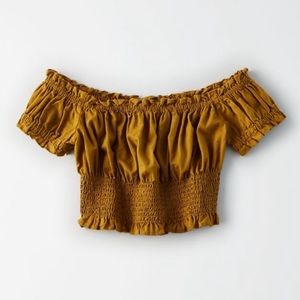 American Eagle milkmaid top